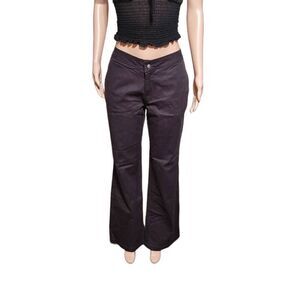 Pulp texture fudge mid rise flare pant M